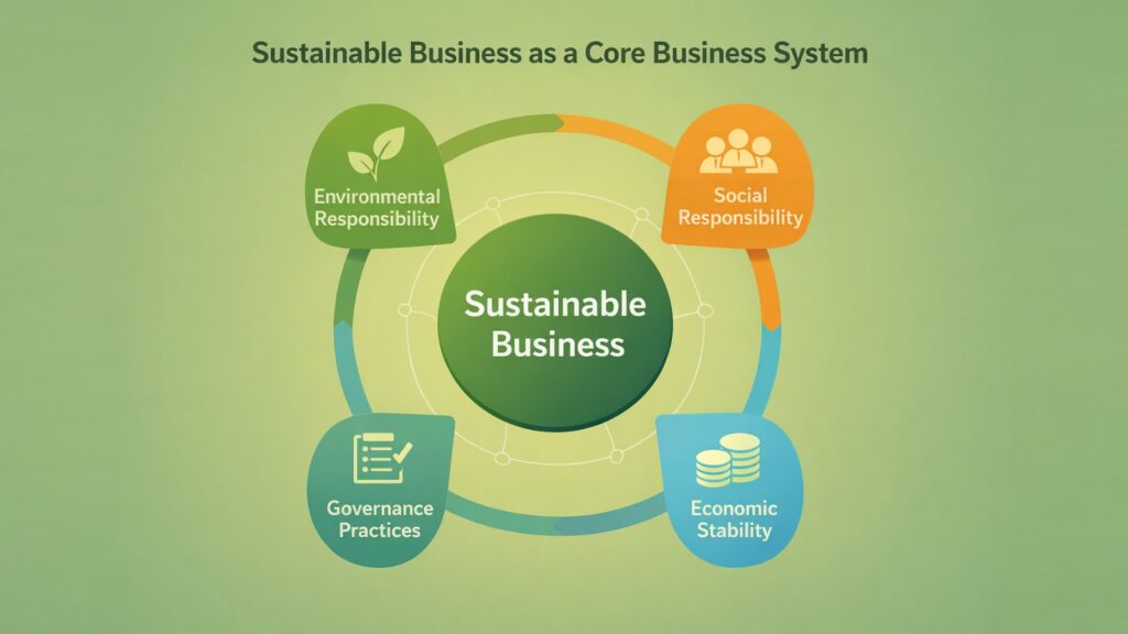Sustainable Business as a Core Business System