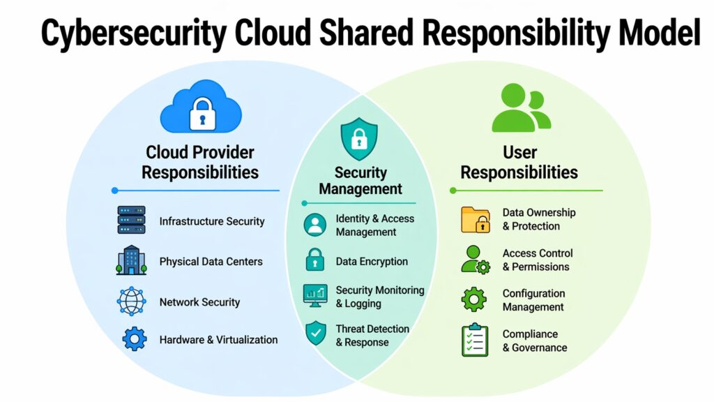 Cybersecurity Cloud Shared Responsibility Model