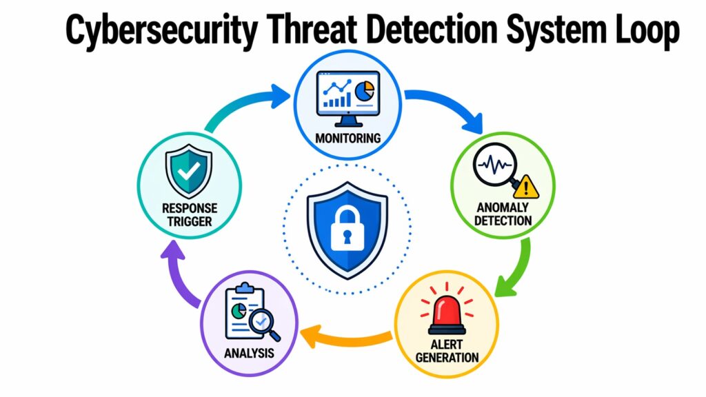 Cybersecurity Threat Detection System Loop
