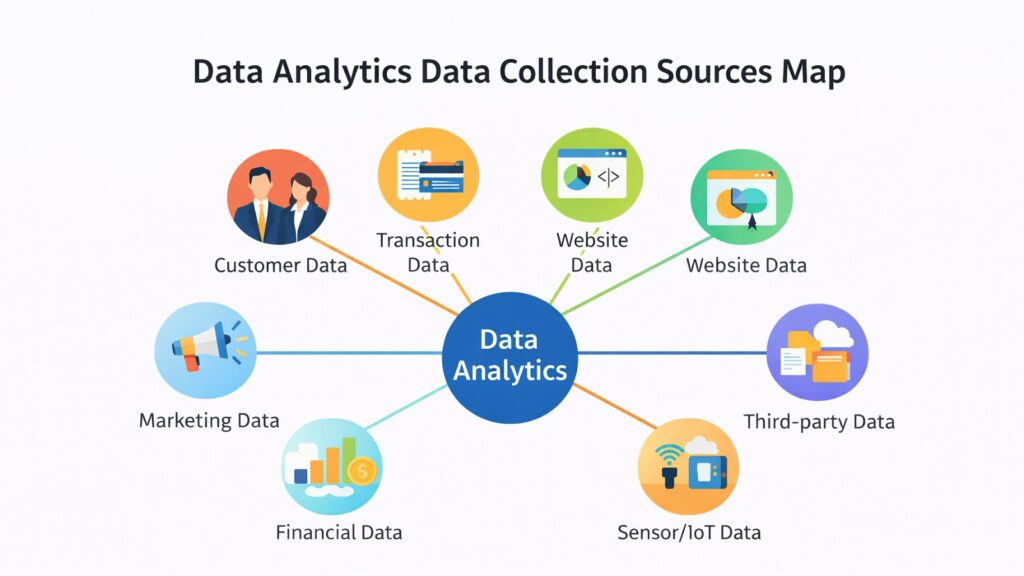 Data Analytics Data Collection Sources Map