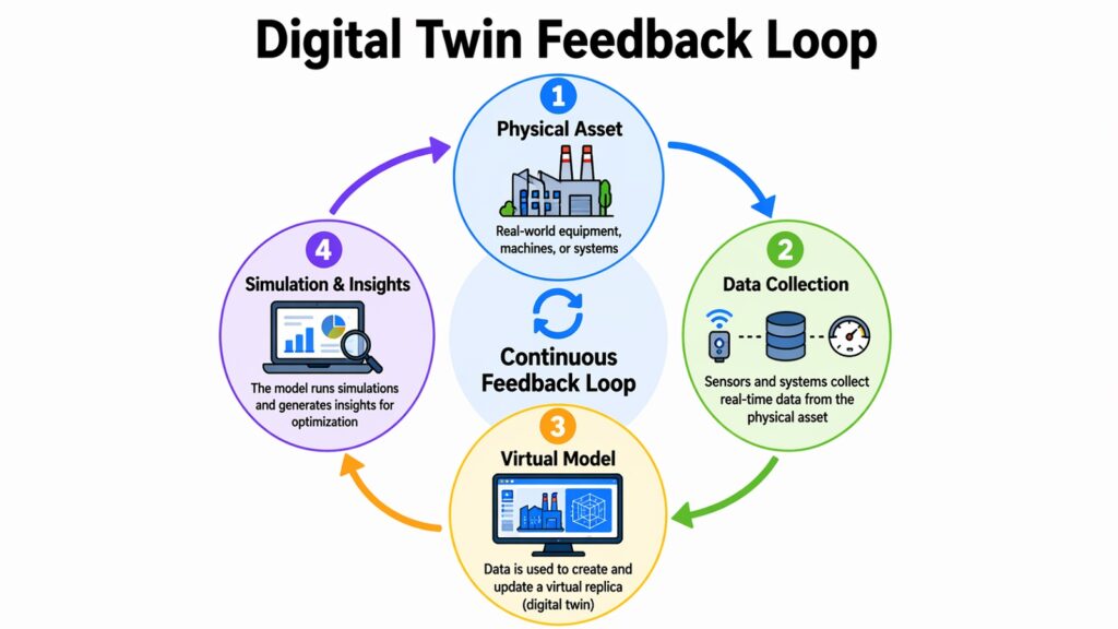 Digital Twin Feedback Loop of Emerging Computing Tech