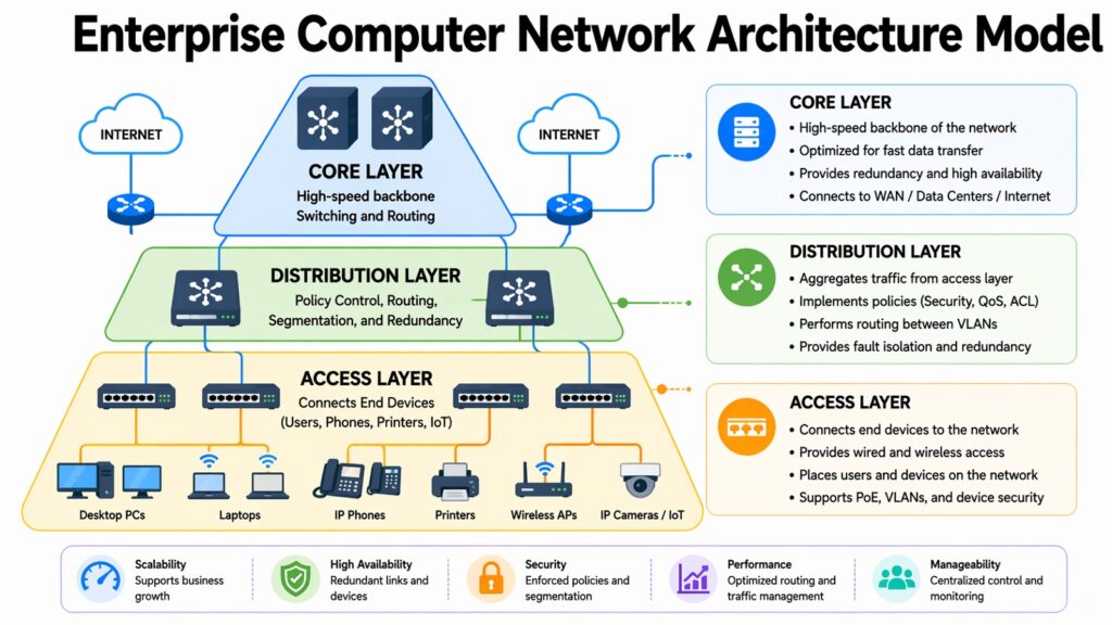 Enterprise Computer Network Architecture Model