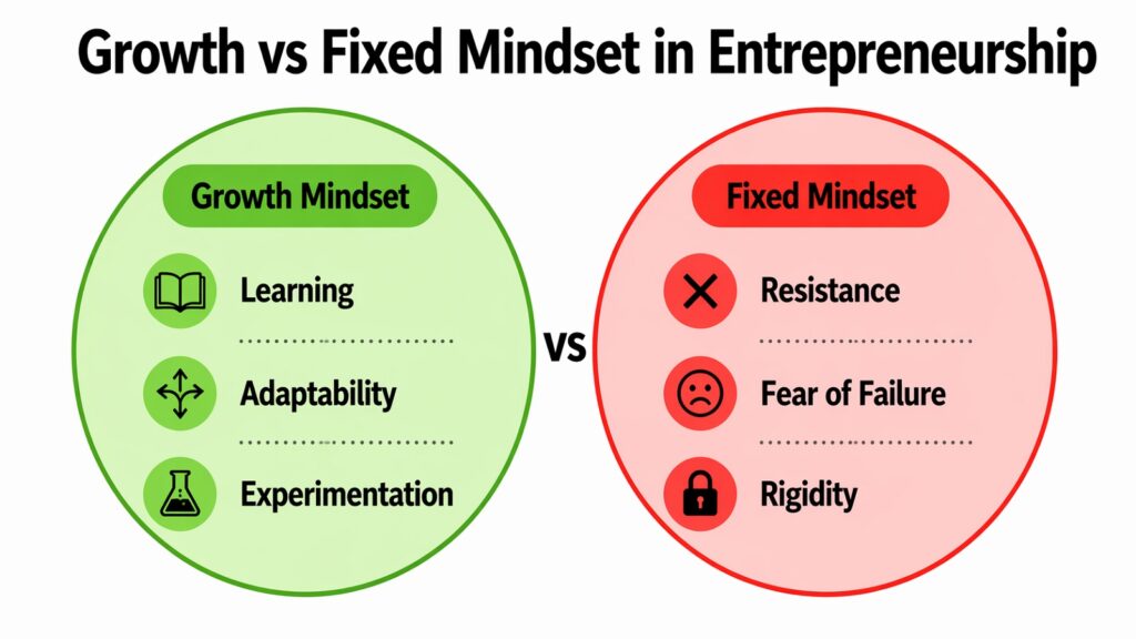 Growth vs Fixed Mindset in Entrepreneurship