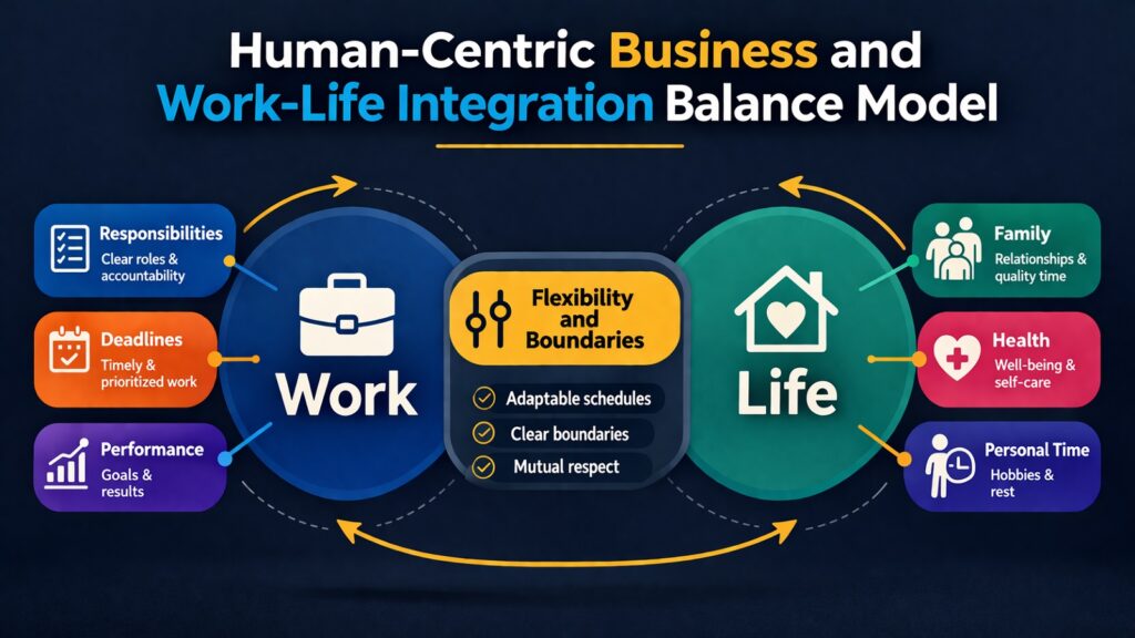 Human-Centric Business and Work-Life Integration Balance Model