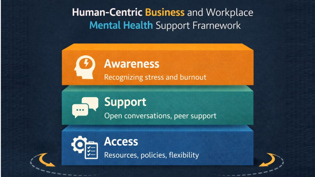 Human-Centric Business and Workplace Mental Health Support