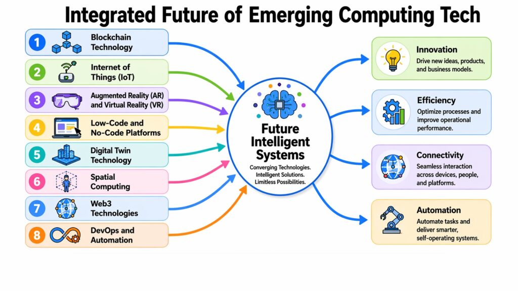 Integrated Future of Emerging Computing Tech
