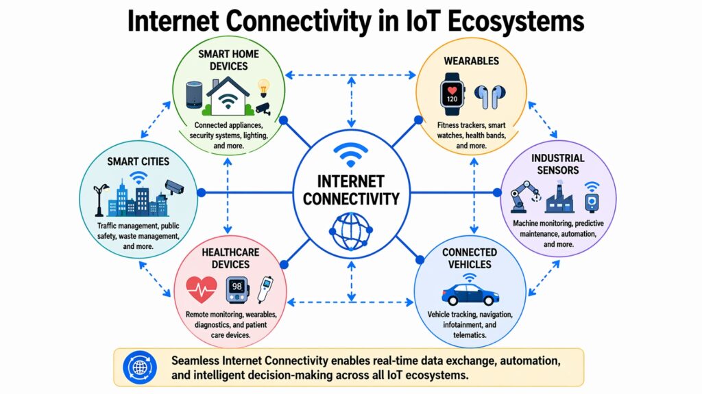 Internet Connectivity in IoT Ecosystems