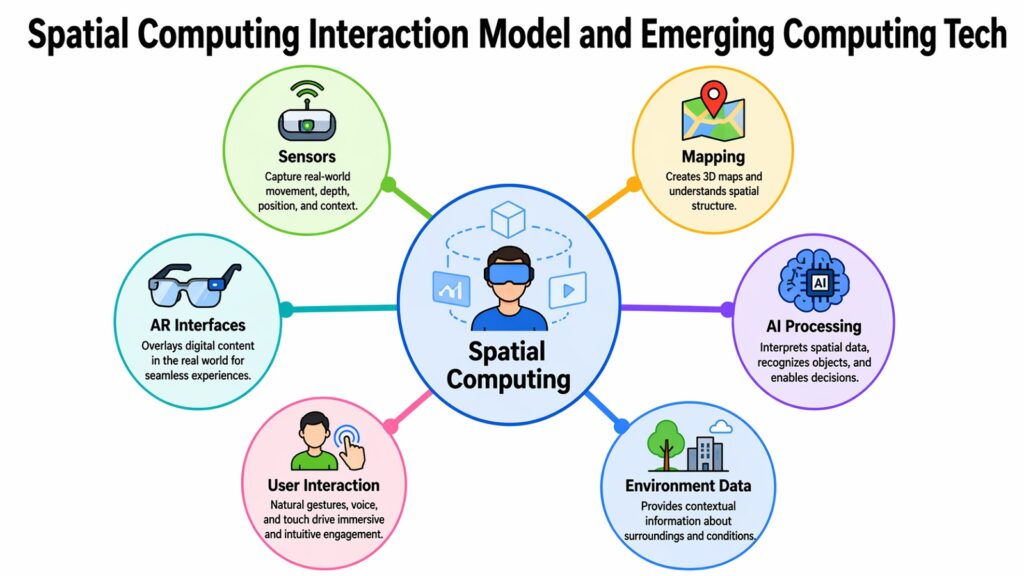 Spatial Computing Interaction Model and Emerging Computing Tech