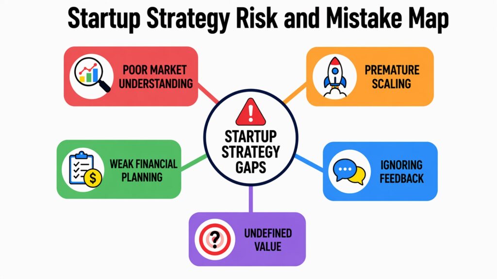Startup Strategy Risk and Mistake Map