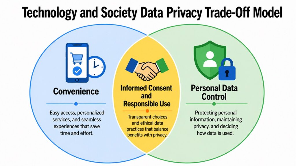 Technology and Society Data Privacy Trade-Off Model
