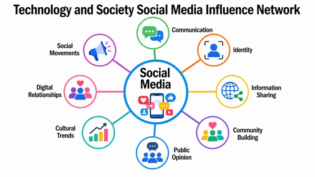 Technology and Society Social Media Influence Network