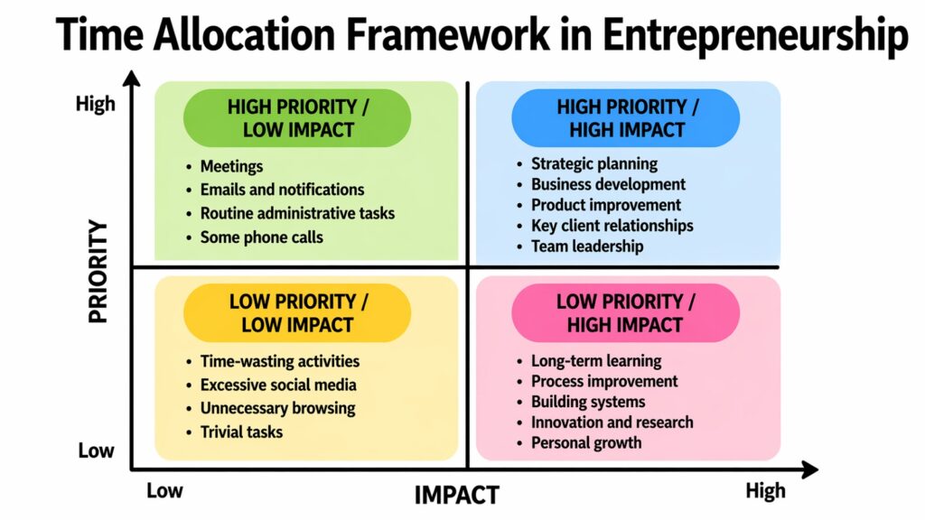 Time Allocation Framework in Entrepreneurship