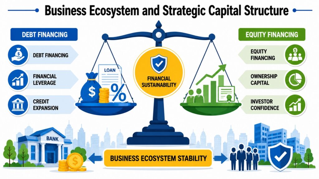 Business Ecosystem and Strategic Capital Structure
