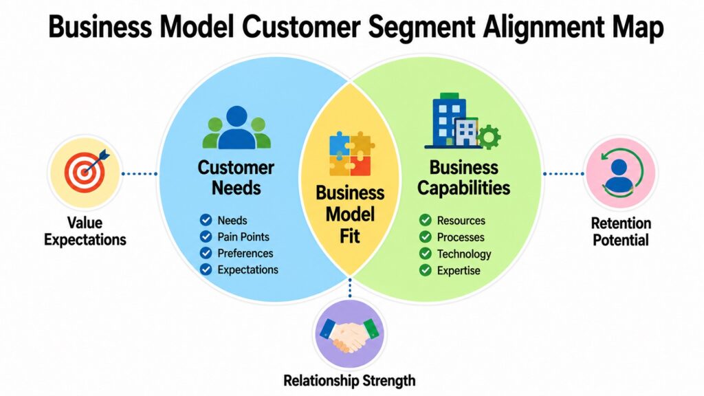 Business Model Customer Segment Alignment Map