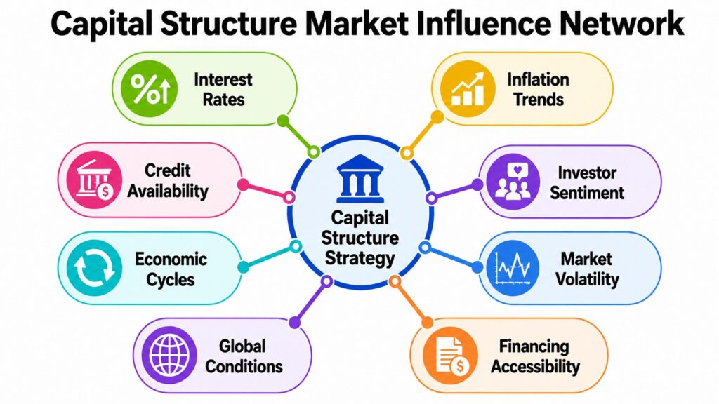 Capital Structure Market Influence Network