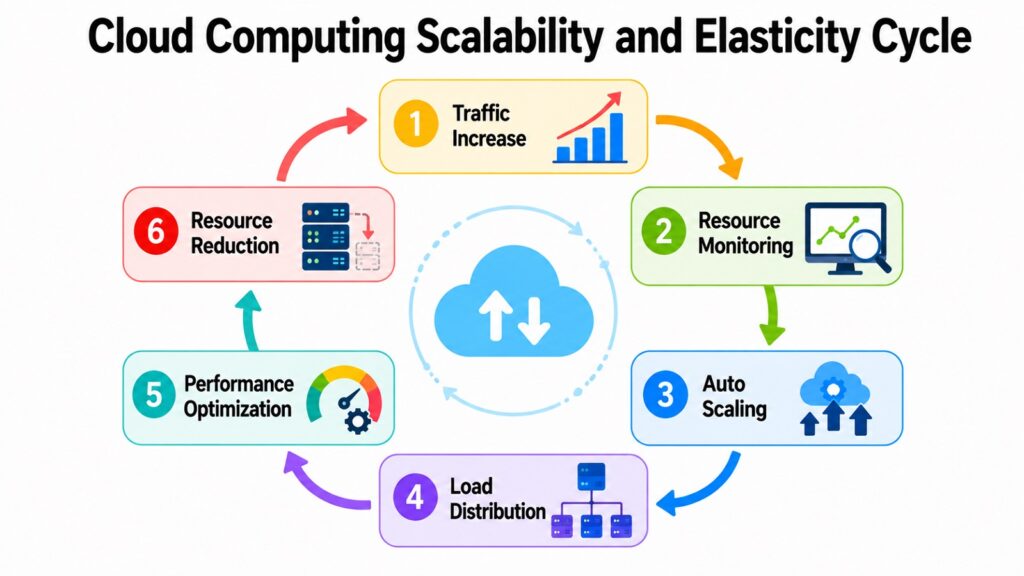 Cloud Computing Scalability and Elasticity Cycle