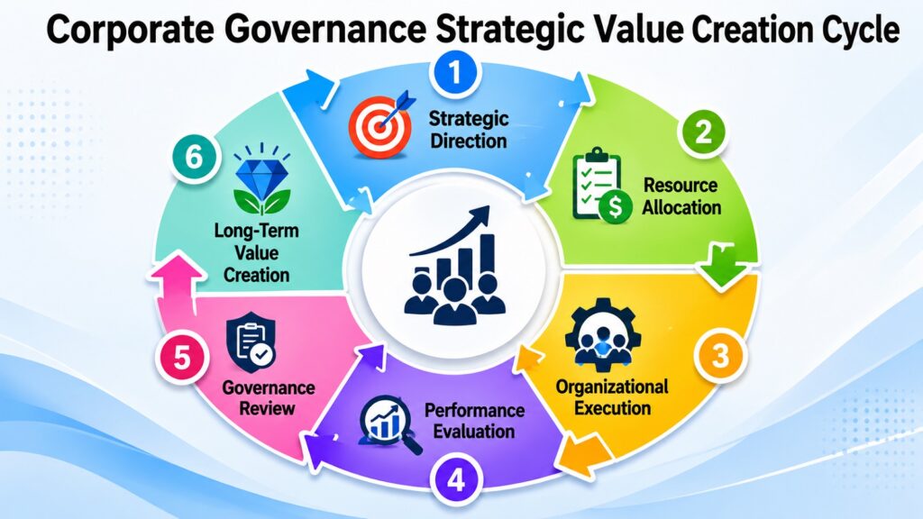 Corporate Governance Strategic Value Creation Cycle