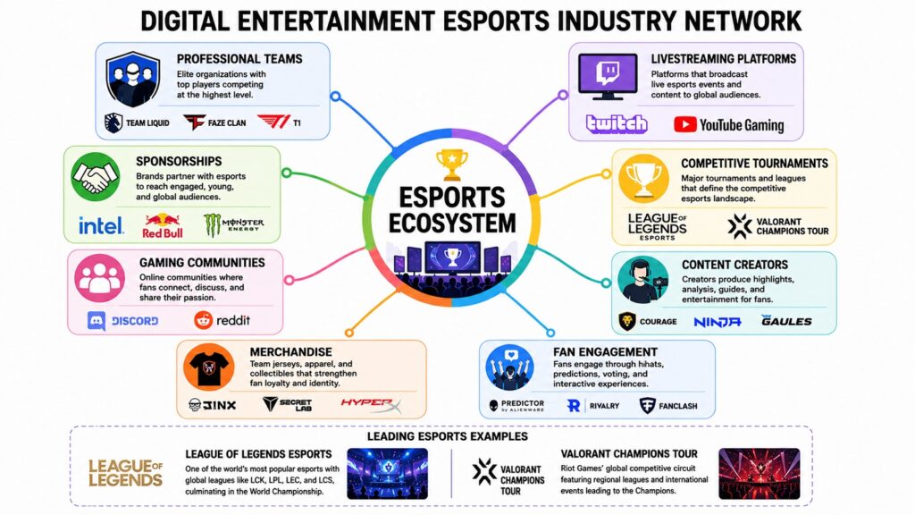 Digital Entertainment Esports Industry Network