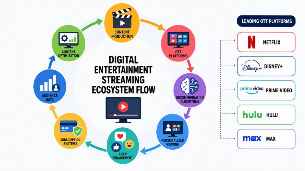 Digital Entertainment Streaming Ecosystem