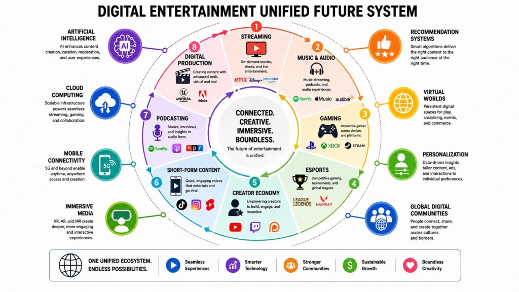 Digital Entertainment Unified Future System