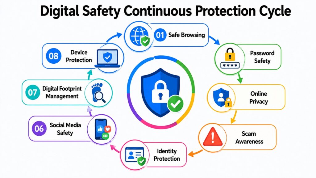 Digital Safety Continuous Protection Cycle
