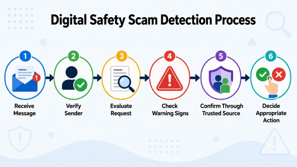 Digital Safety Scam Detection Process