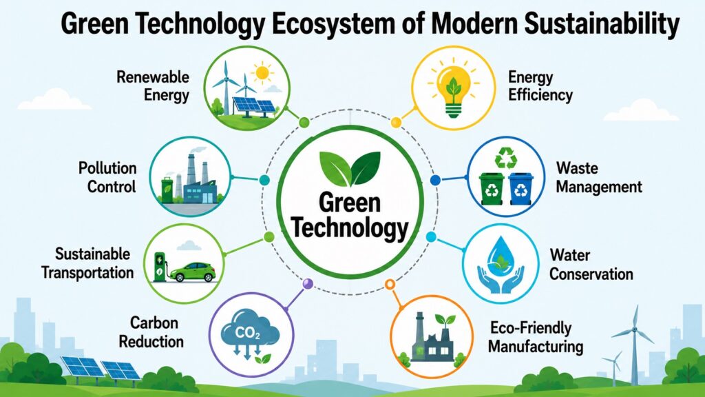 Green Technology Ecosystem of Modern Sustainability