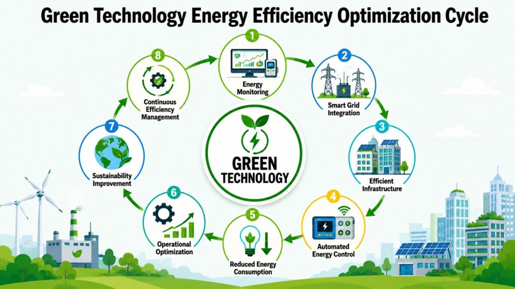 Green Technology Energy Efficiency Optimization Cycle