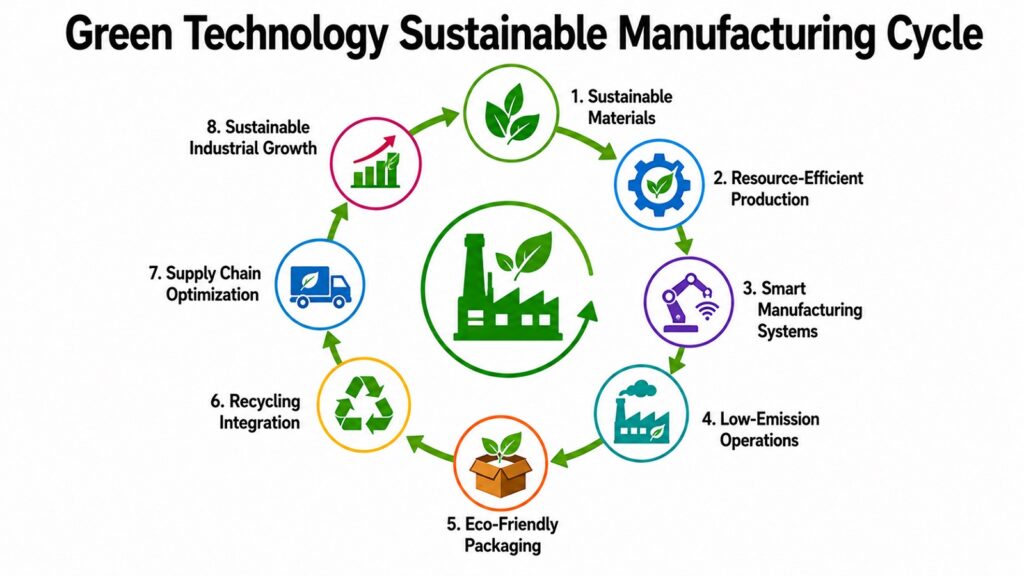 Green Technology Sustainable Manufacturing Cycle