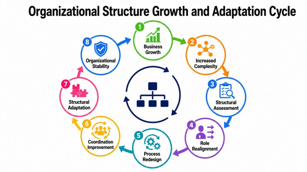 Organizational Structure Growth and Adaptation Cycle