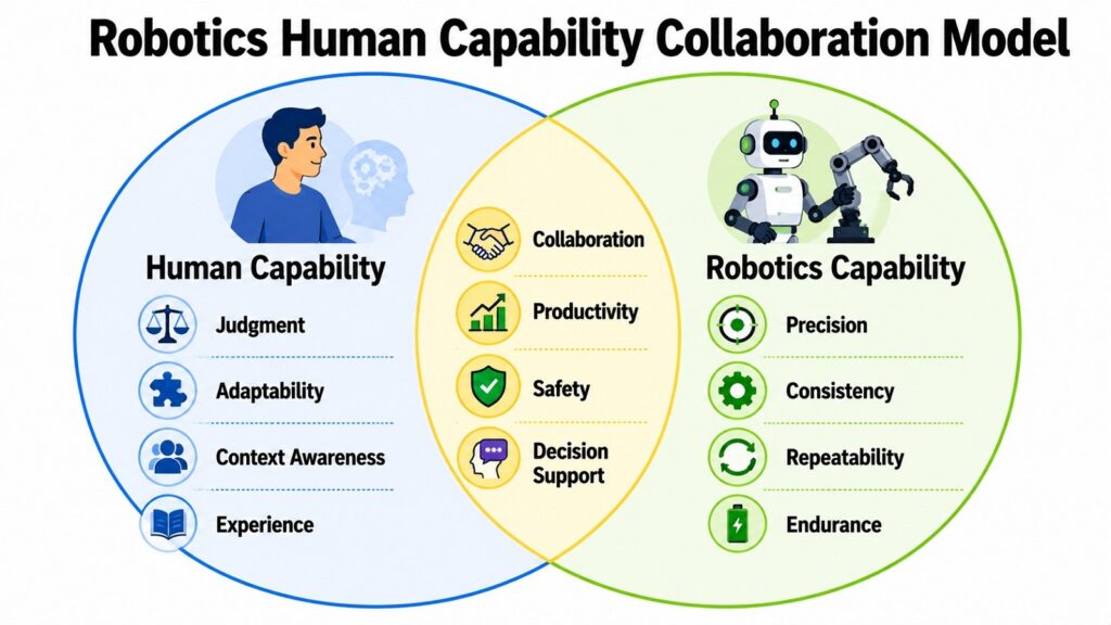 Robotics -- Human Capability Collaboration Model