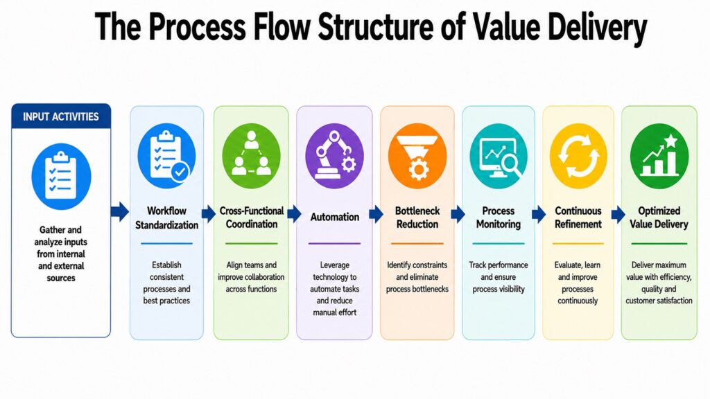 The Process Flow Structure of Value Delivery