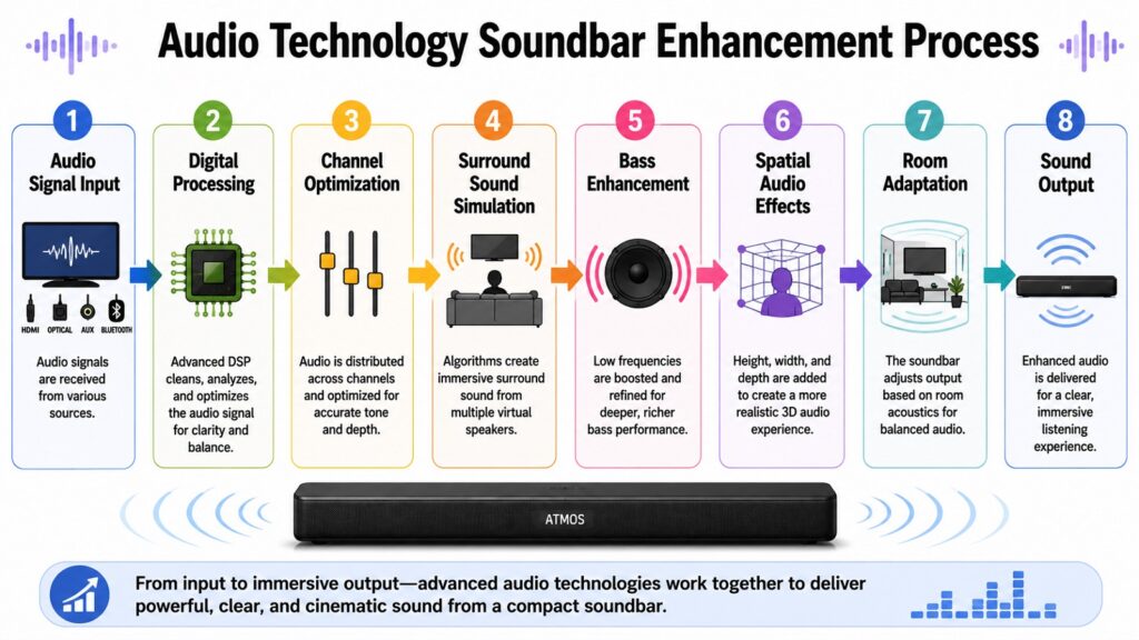 Audio Technology Soundbar Enhancement Process