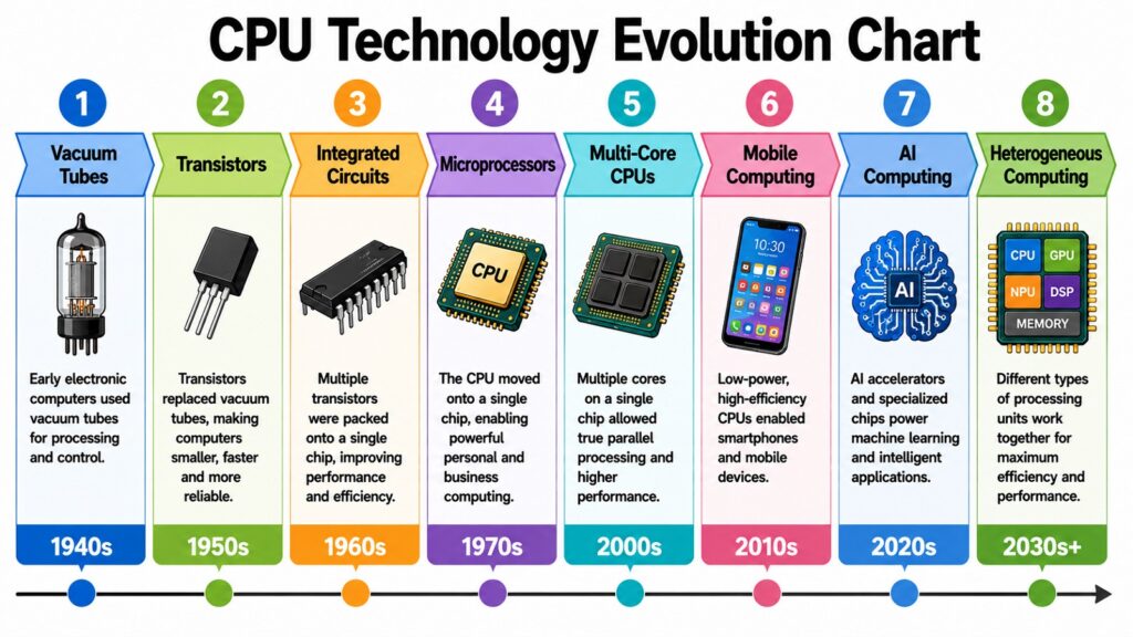 CPU Technology Evolution Chart