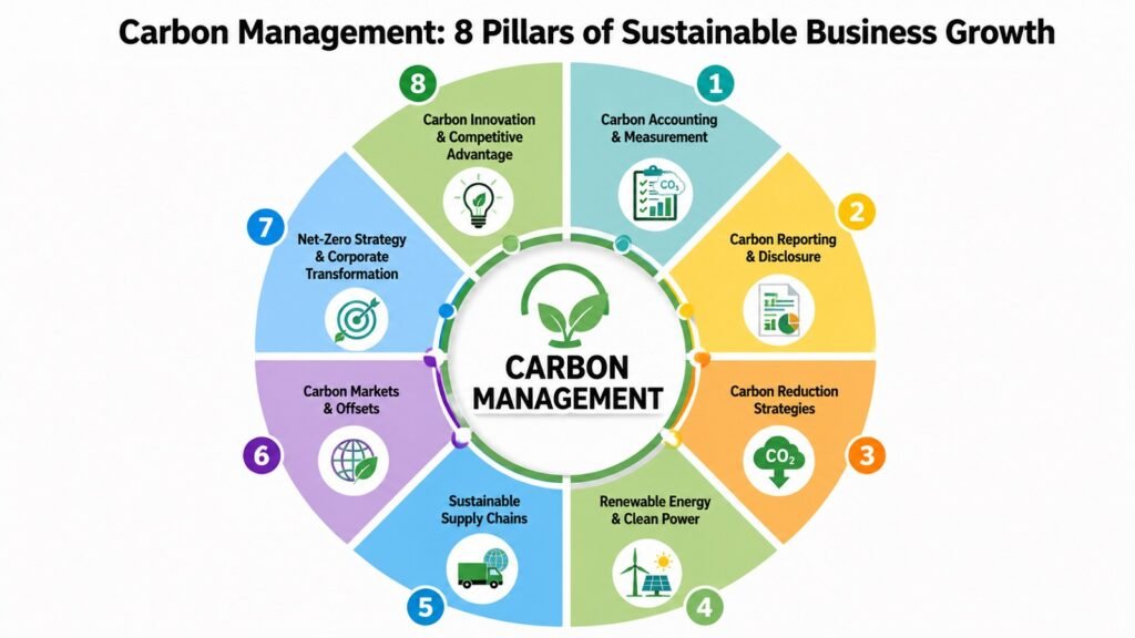 Carbon Management -- 8 Pillars of Sustainable Business Growth