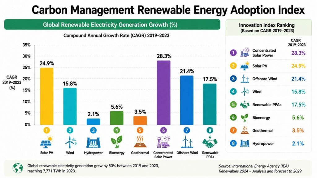 Carbon Management Renewable Energy Adoption Index