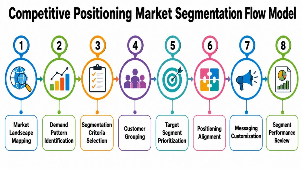 Competitive Positioning Market Segmentation Flow Model