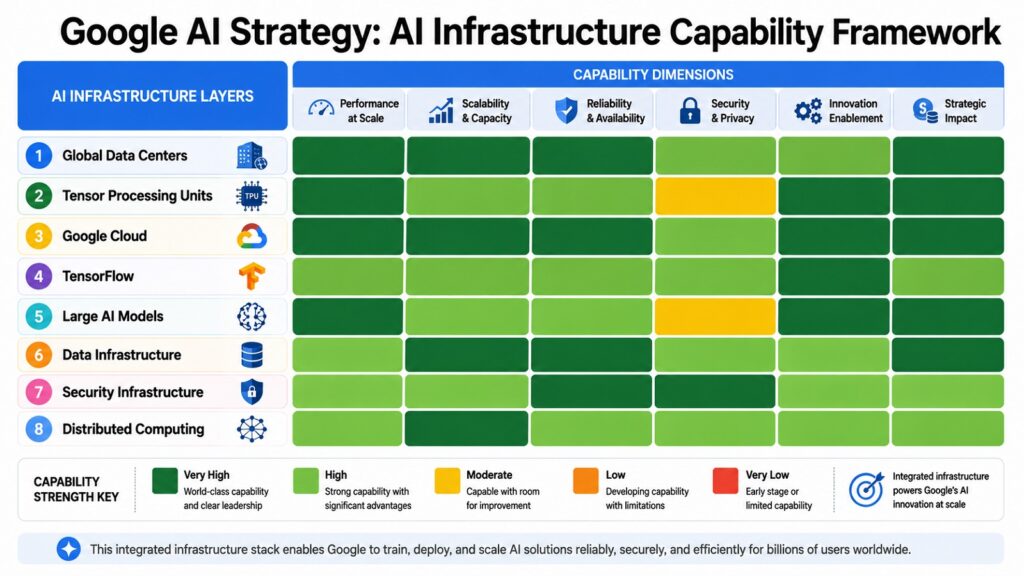 Google AI Strategy -- AI Infrastructure Capability Framework