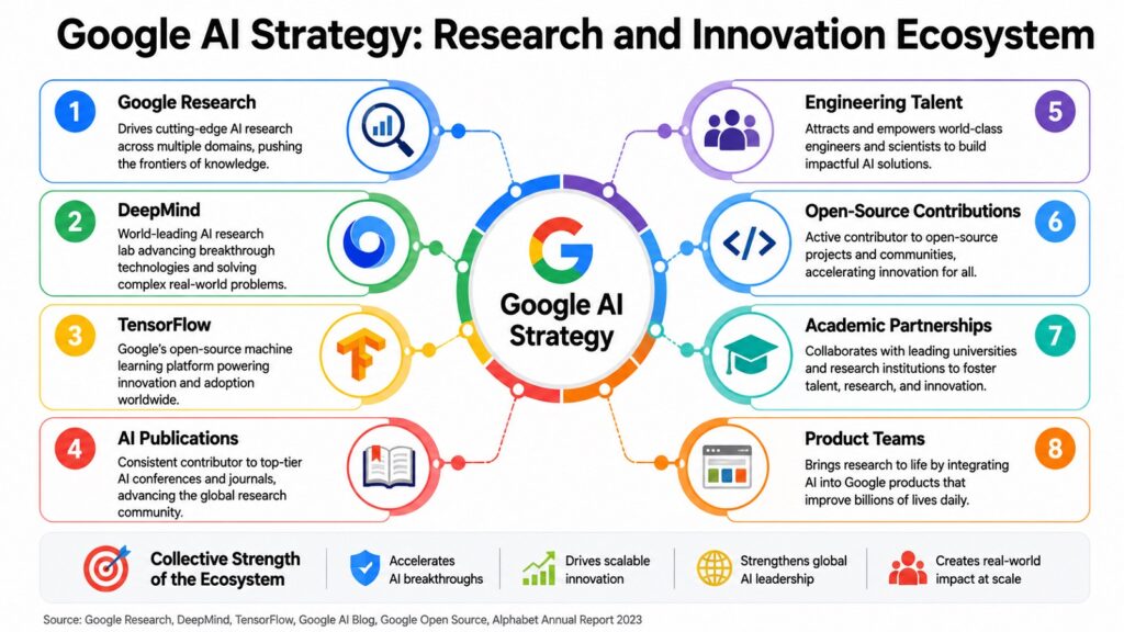 Google AI Strategy -- Research and Innovation Ecosystem