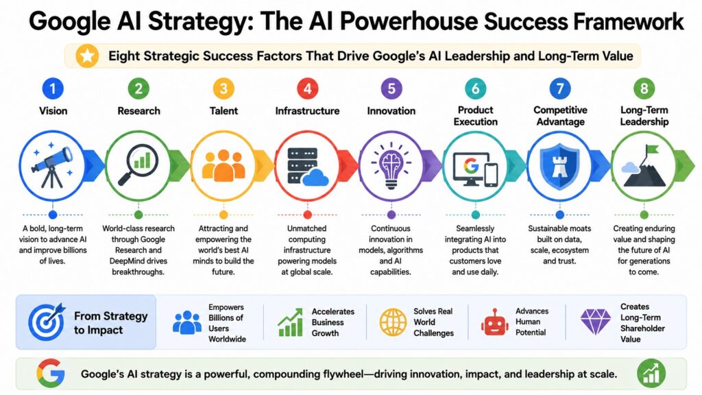 Google AI Strategy -- The AI Powerhouse Success Framework