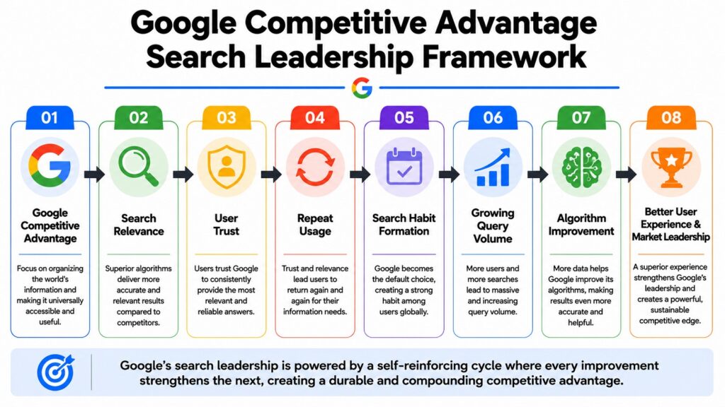 Google Competitive Advantage Search Leadership Framework