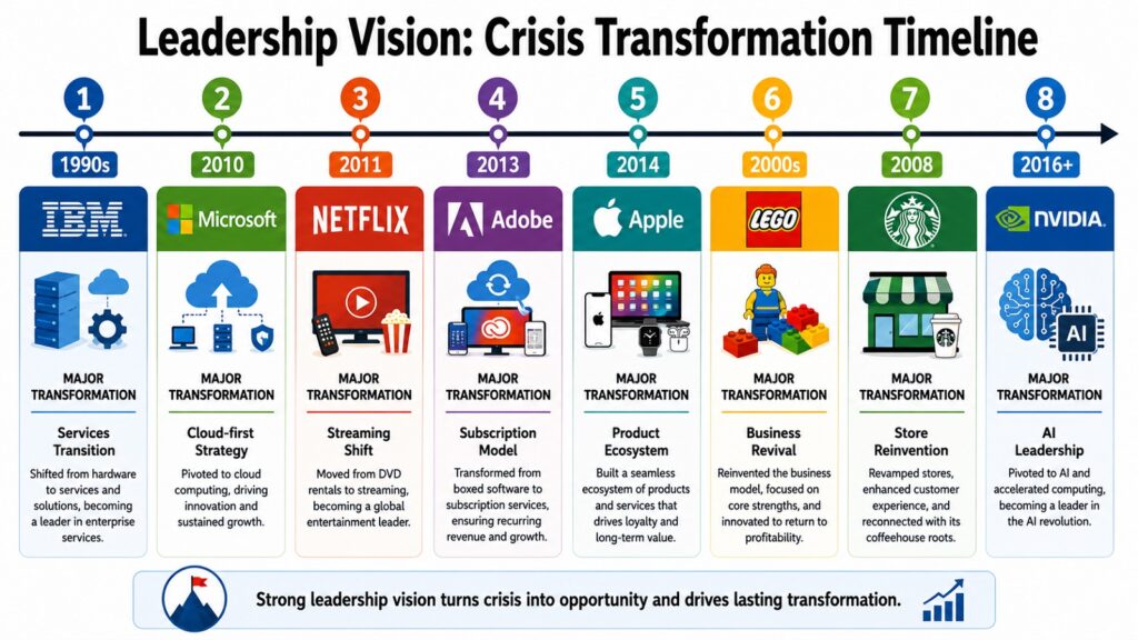 Leadership Vision -- Crisis Transformation Timeline
