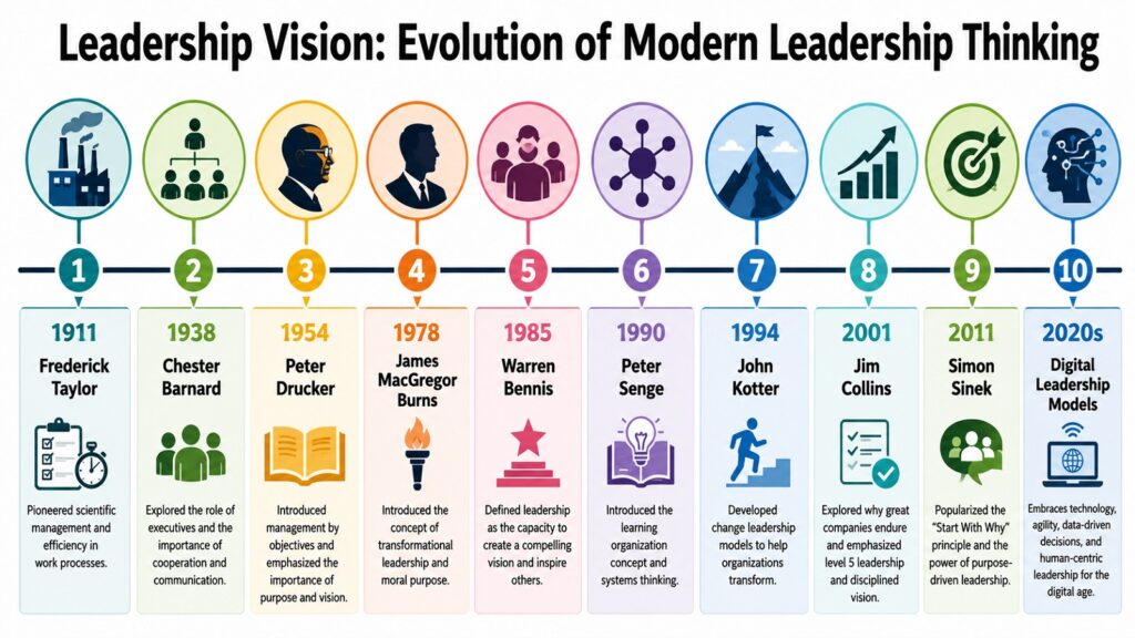 Leadership Vision -- Evolution of Modern Leadership Thinking