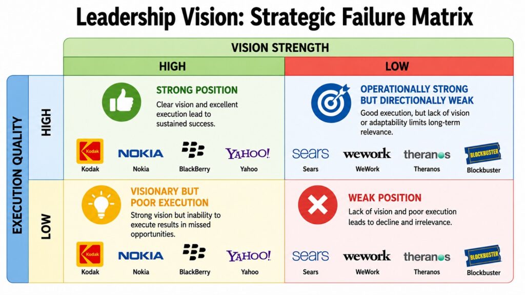 Leadership Vision -- Strategic Failure Matrix