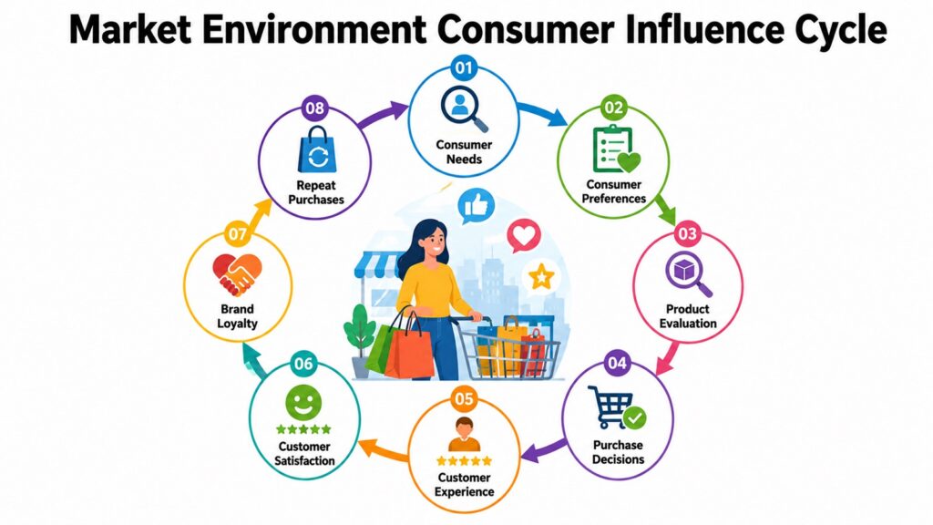 Market Environment Consumer Influence Cycle