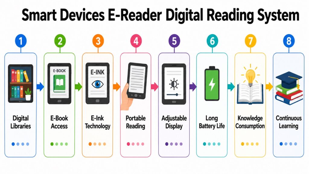 Smart Devices E-Reader Digital Reading System