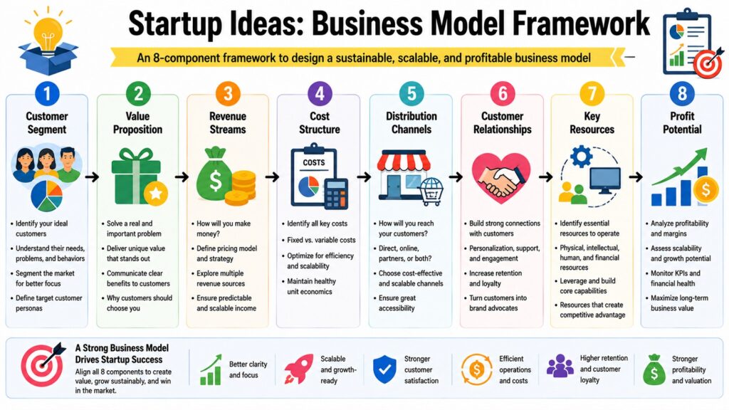 Startup Ideas -- Business Model Framework
