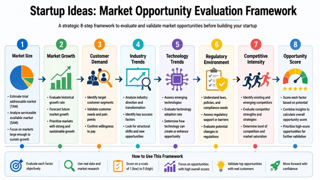 Startup Ideas -- Market Opportunity Evaluation Framework