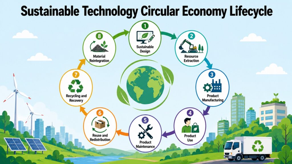 Sustainable Technology Circular Economy Lifecycle