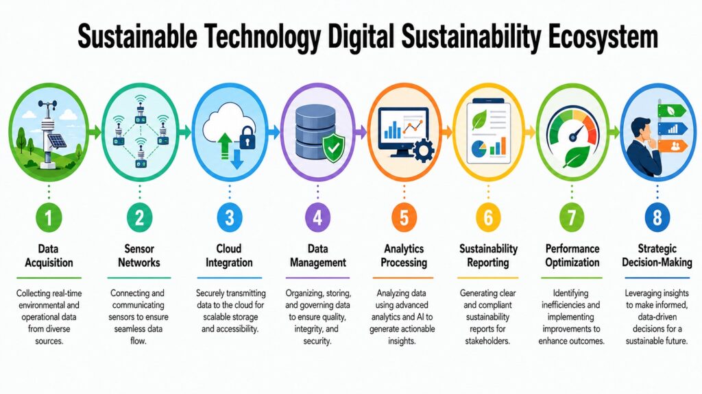 Sustainable Technology Digital Sustainability Ecosystem